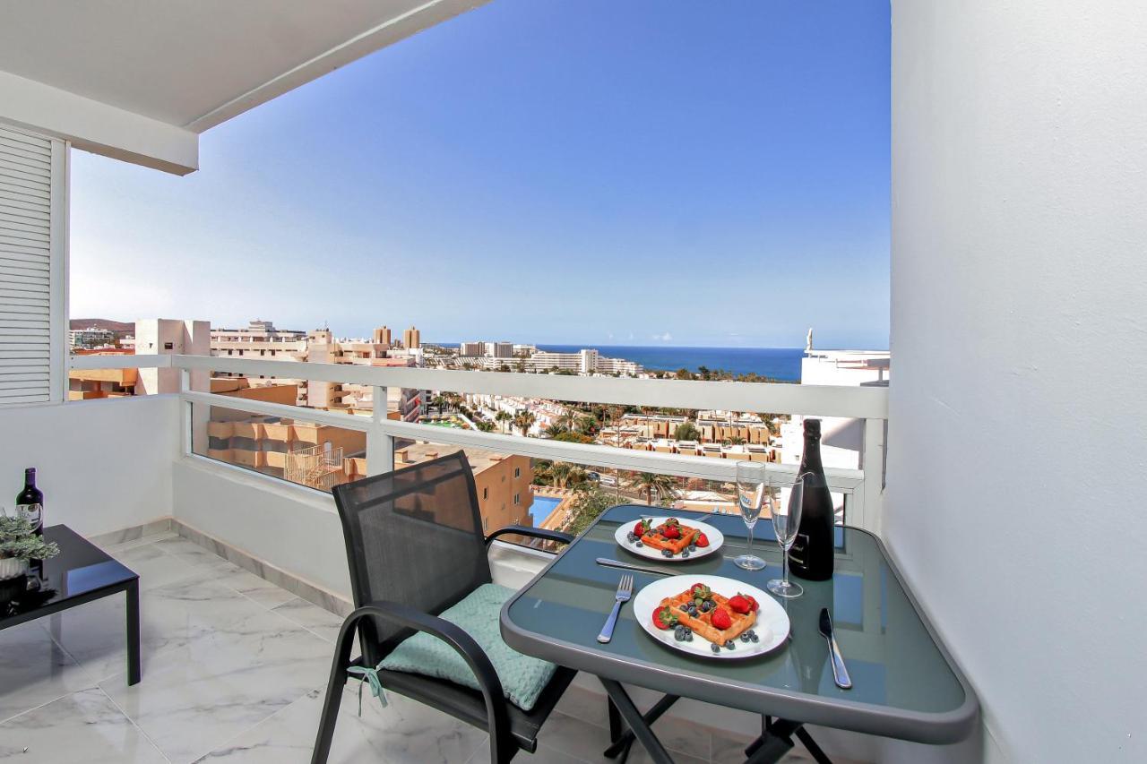 Modern Studio With A Sea View And Pool Access Ponderosa 801 Playa de las Américas Exterior foto